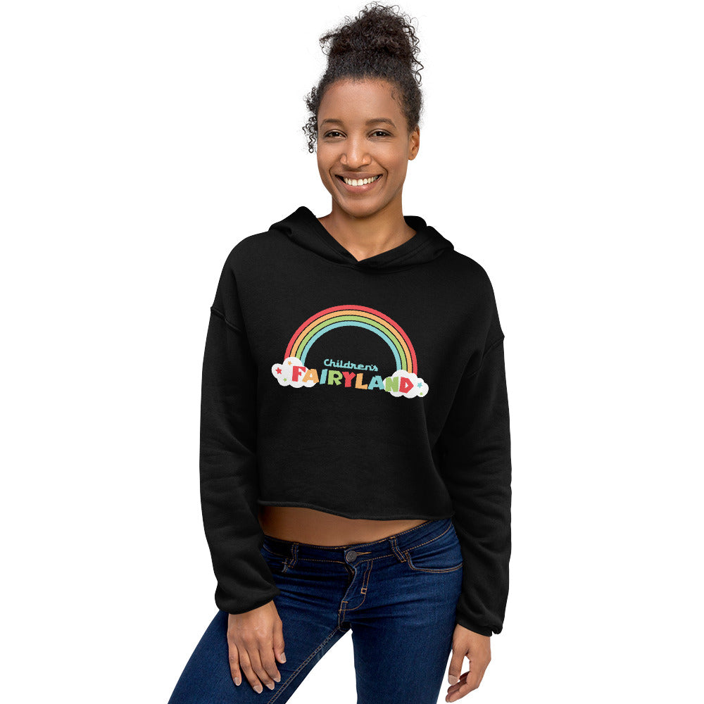 Rainbow 2025 cropped hoodie