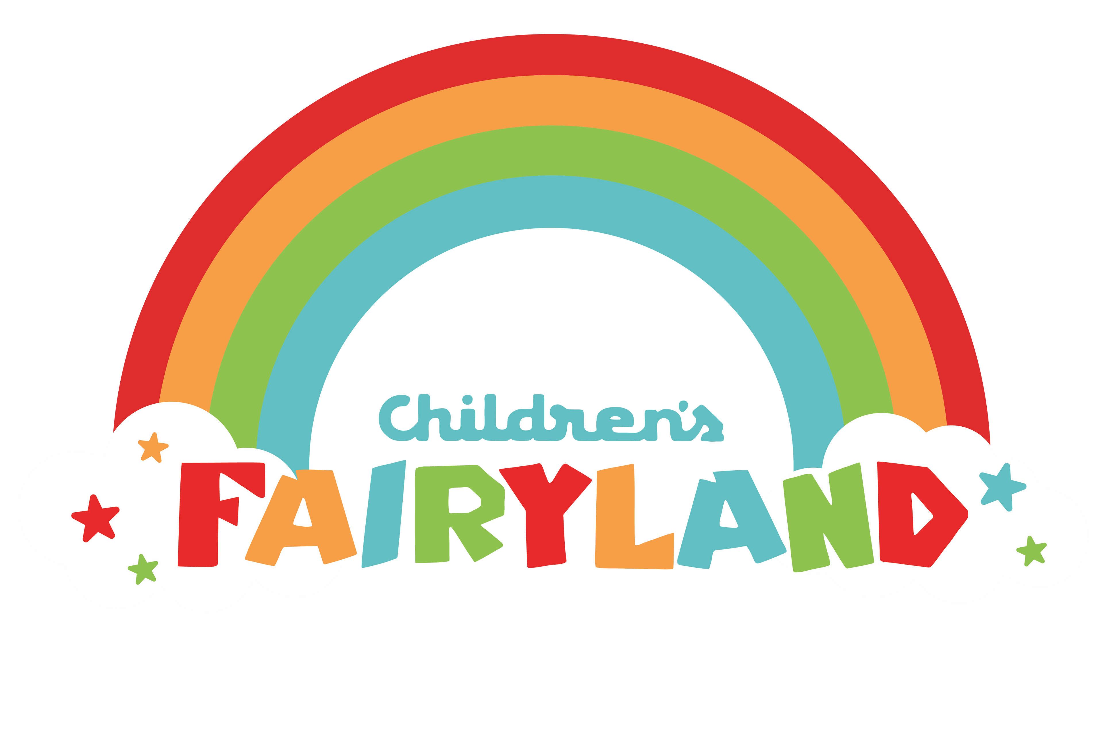 Rainbow Fairyland Logo Temporary Tattoo