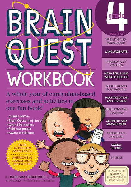 Brain Quest Workbook 4th Grade