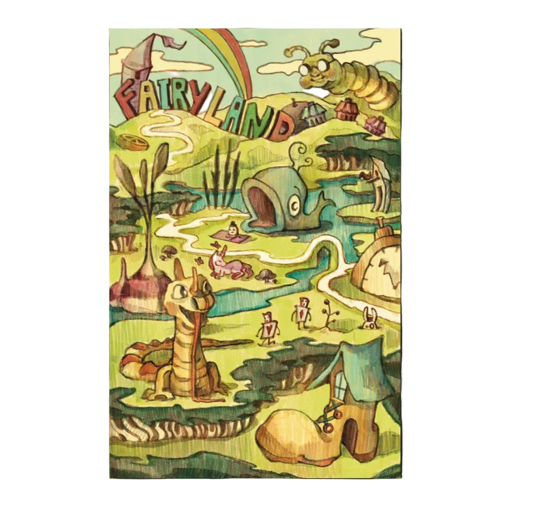 Fairyland Scene Poster