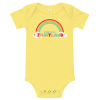 Fairyland Rainbow short-sleeve onesie for baby