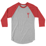 Magic Key (red) 3/4 sleeve raglan shirt
