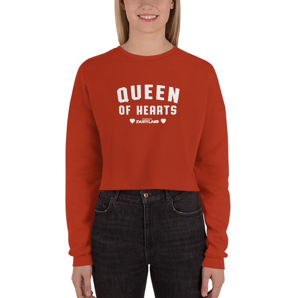 Queen of Hearts Crop Sweatshirt