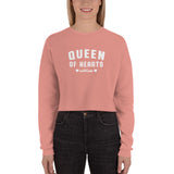 Queen of Hearts Crop Sweatshirt